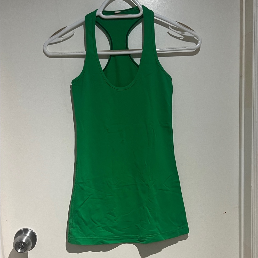 🍋 lululemon athletica Emerald Green Racerback Tank